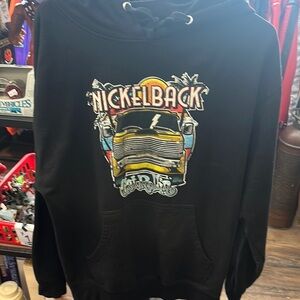 Black  Nickleback Concert Hoodie 2023